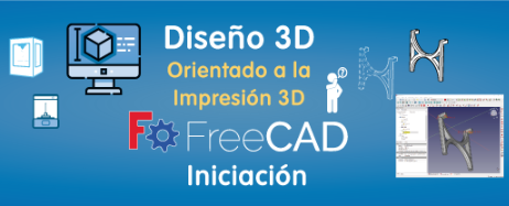Imagen del curso de FreeCAD para impresión 3D durante el curso.
