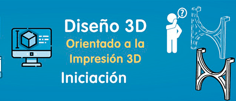 Imagen promocional del curso de diseño 3D para impresión.